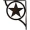 Ekena Millwork Austin Wrought Iron Bracket, (Single center brace), Antiqued Bronze 1 1/2"W x 7 1/2"D x 10"H BKTM01X07X10SAUABZ - alternate 7